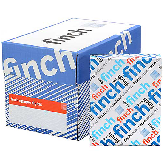 Finch® Opaque Digital Bright White 70 lb. Text 8.5x11 in. 4000 Sheets per Carton  